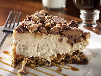 peanut butter cheesecake - food photography